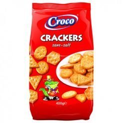 Bisc Croco 400 Gr Crackers Sare/12 Buc