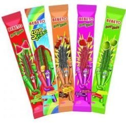 Jeleuri Bebeto Sour Sticks 24buc/Cut Albastru