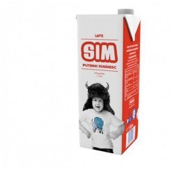Lapte 1l Uht Sim 3.5% Grasime 12 B Rosu