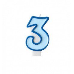 Lumanare Cifra Nr 3 Tehno 12b