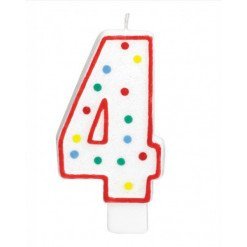 Lumanare Cifra Nr 4 Tehno 12b