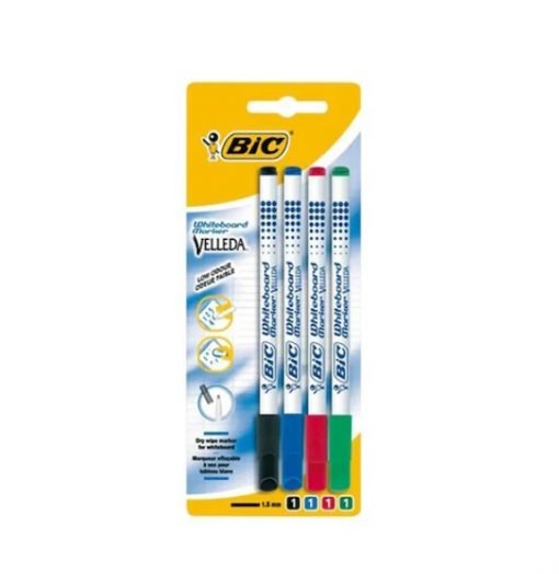 Marker Velleda 1721 4buc/Cut Asortate
