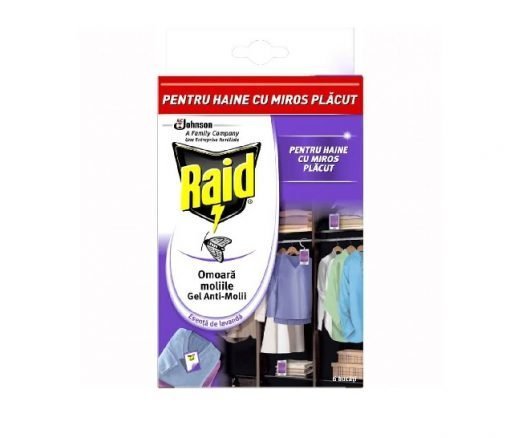 Insecticid Raid Anti Molii Gel 2 * 2 X 3gr