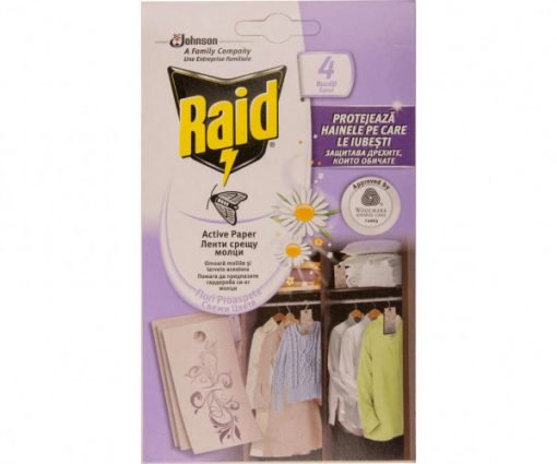 Insecticid Raid Anti Molii Active Paper