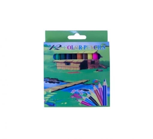 Creioane Colorat Evoffice 12buc/Set Mici