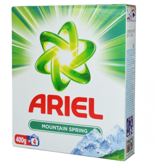 Det Automat Ariel 400gr Dif Sort
