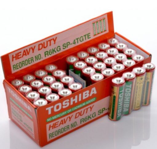 Baterii Toshiba R 6 40buc/Cut