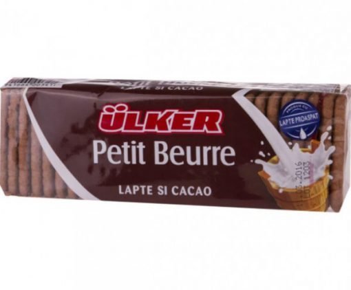 Bisc Petit Beurre 130g Ulker 24b/Lapte si Cacao
