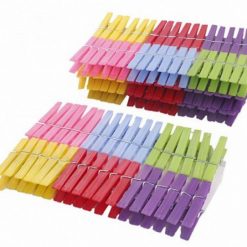 Carlige Plastic Negre 24buc/Set