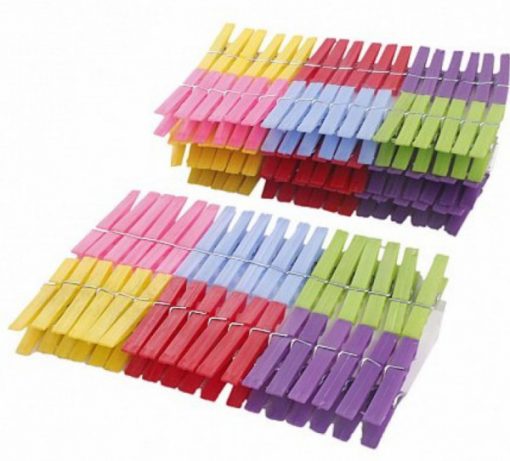 Carlige Plastic Negre 24buc/Set