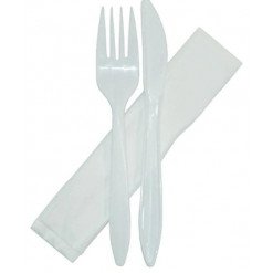 Set Cutit+furculita+servetel (50buc/100buc/Set)