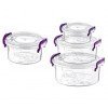 Set 4 Cutii Alimentare Rotunde Maya