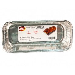Tavi Oti Aluminiu Pt Copt Cozonac 5/Set 1500ml