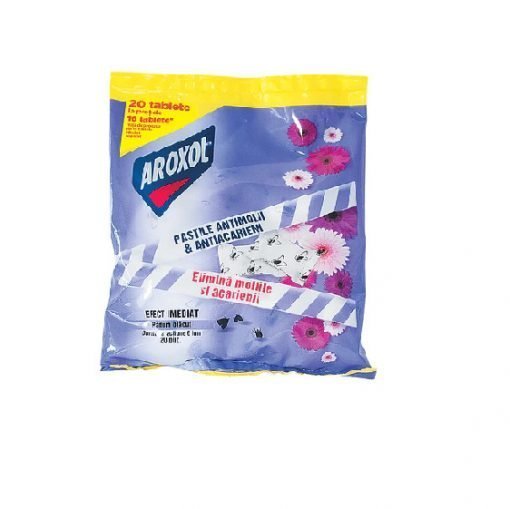 Insecticid Aroxol Anti Molii si Acarieni Pastile 20 B/Cut