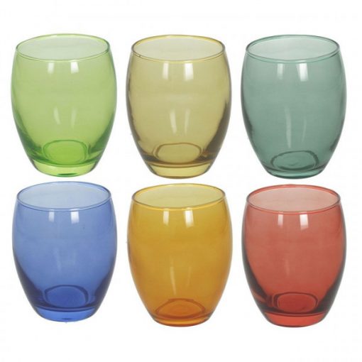 Set 6 Pahare Sticla Color D 67-04 Glas Ware