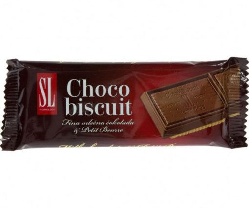 Sl Choco Biscuit 125gr Glaz Cioc 25 Buc