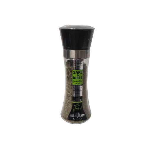 Salt 80g Sare de Mare cu Ierburi Aromatice Rasnita /6 Buc
