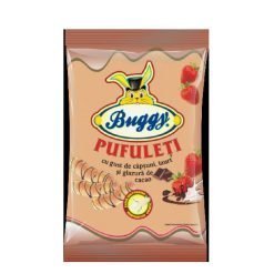 Puf Glaz cu Capsuni Buggy 40g 26buc/Bax