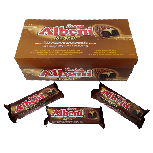 Albeni Cake 30 Gr Cacao si Caramel Glz (18 B pe Cut)