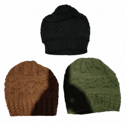 Alternative view of Caciula Dama Tricotata Bob/Snur Dif Culori