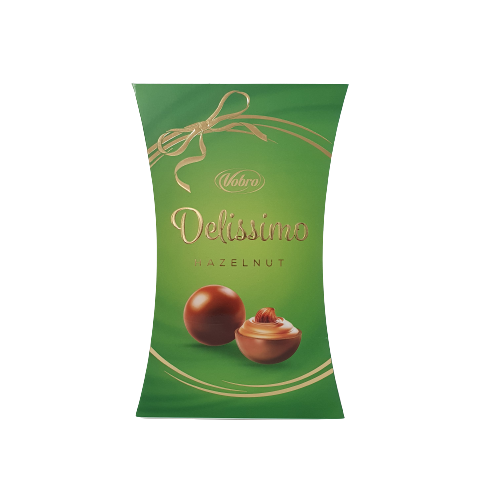 Praline Delissimo 91gr Hazelnut Vobro