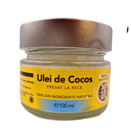 Solaris Ulei Cocos 100ml Presat la Rece Borcan