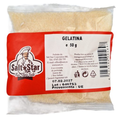 Salt 50g Gelatina 15b/Cut