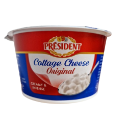 Alb Branza 180 Gr President Cottage Cheese Original