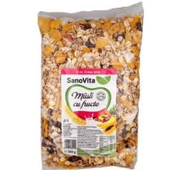 Sanovita Musli cu Fructe 500 Gr 20b
