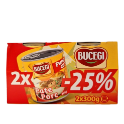 Pate Bucegi Porc 2x300g Set
