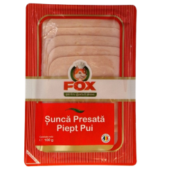 Fox Sunca Feliata 100g Presata Piept Pui