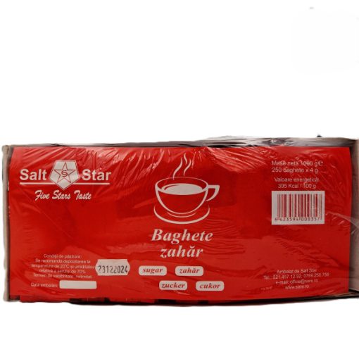 Salt 4g Zahar Alb 250buc Baghete