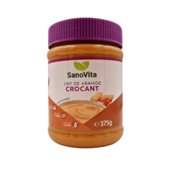 Sanovita Unt Arahide 375gr Crocant Borcan