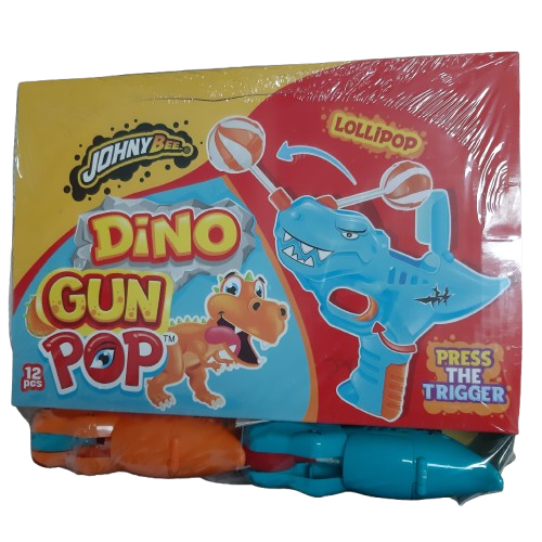Jb Acadea Dino Gun 10 Gr 12 B/Cut Gum Pop Bucata