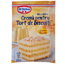 Crema Vanilie Pt Tort Biscuiti 70g Dr Oetker 25 Buc/Bax