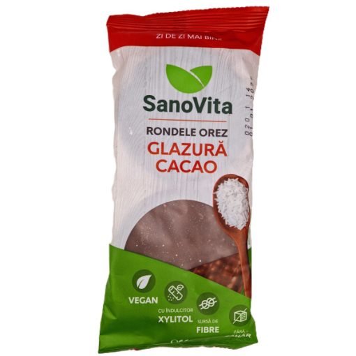 Sanovita Rondele Orez 66 Gr Gl Cacao Fara Zahar 36/B