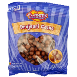 Drajeu Cacao 10 B/Fol Venus 65g Bucata