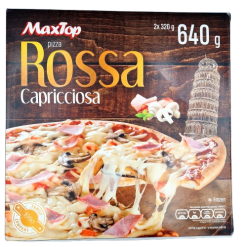 Max Top Pizza Rossa 2 X 320gr Capricciosa