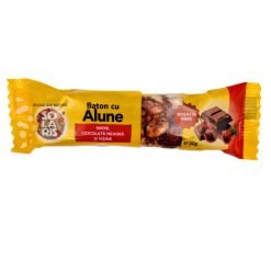 Solaris Baton cu Alune 30g cu Cioc Neagra/Visine 10b/Cut
