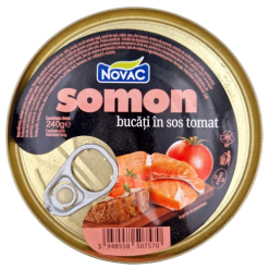 Cons Somon Buc 240 G Novac In Sos Tomat