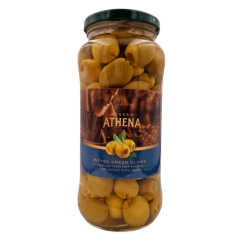 Masline Verzi 580g Fara Samburi Athena 12b/Bax
