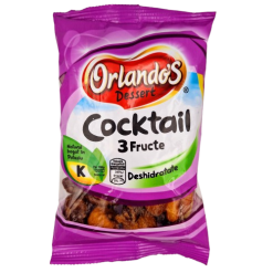 Orlandos Cocktail 3 Fructe Deshidratate 250g 24b/Bax