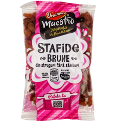 Orlandos Stafide Brune 250g 14b/Bax