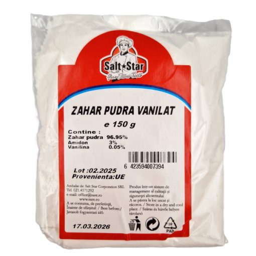 Salt 150g Zahar Pudra Vanilat 10b/Cut